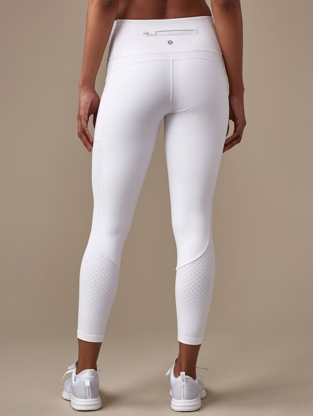 Lululemon Mind Over Miles White Leggings With Pockets Size 4 - Picture 2 of 9
